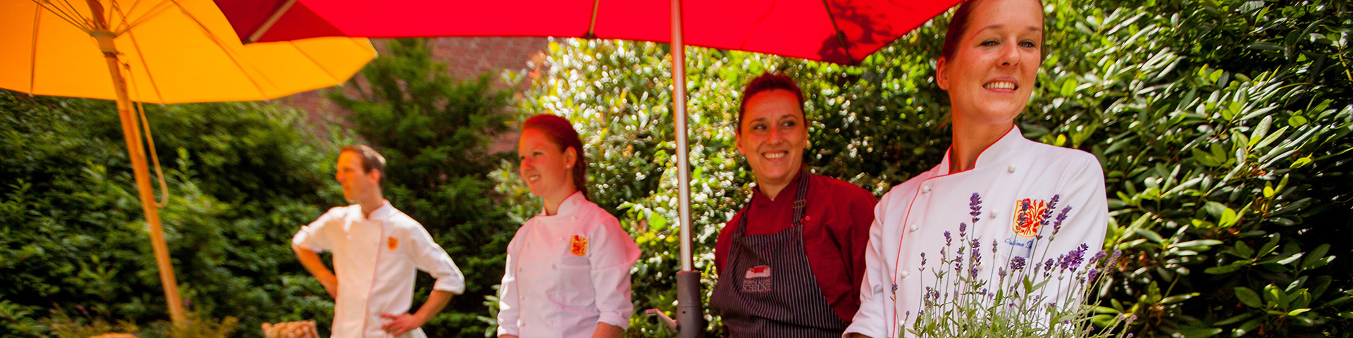Das Team des Marburger Café Rosenpark auf der Landpartie Dagobertshausen 2016